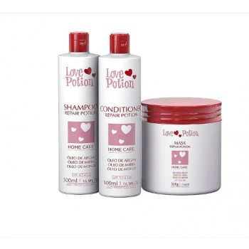 Home Care Repair Shampoo e Condicionador e Mascara 500ml - Love Potion