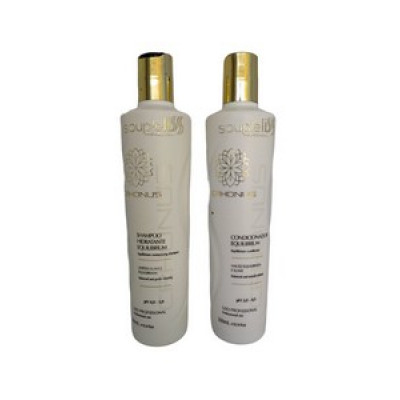 Shampoo e Condicionador Crhonus  Equilibrium  2x300ML Soupleliss Professional