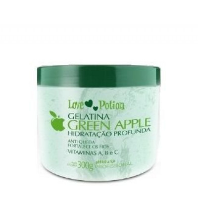 Gelatina Green Apple Love Potion Hidratação Profunda 300g