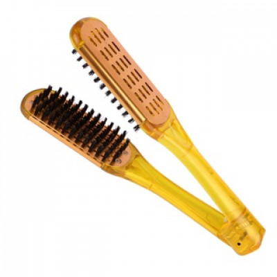 Escova auxiliar para chapinha de cabelo progressiva térmica