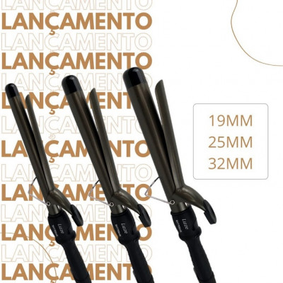Kit 03 Modeladores De Cachos Extreme Lizze 19mm, 25mm, 32mm
