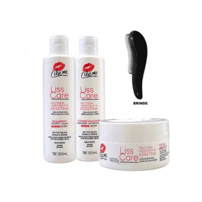Liss Care Use Me Anti-frizz Shampoo, Condicionador e Mascara 3x300ml