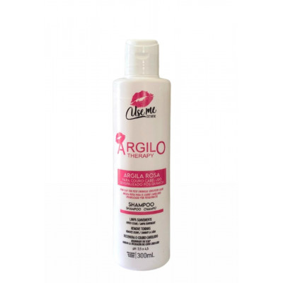 Shampoo Argila Rosa Use Me Para Cabelos Com Química 300ml 