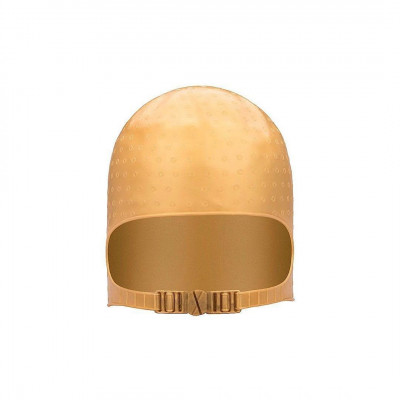 Touca Dourada de silicone com regulagem para mechas/luzes