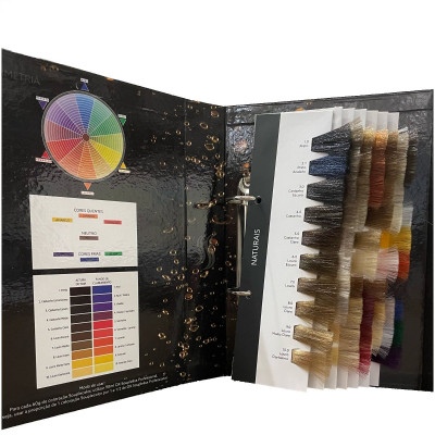 Cartela De Cores Souple Liss Com Cabelo Sintético E Técnicas Souple Color / tabela de cor